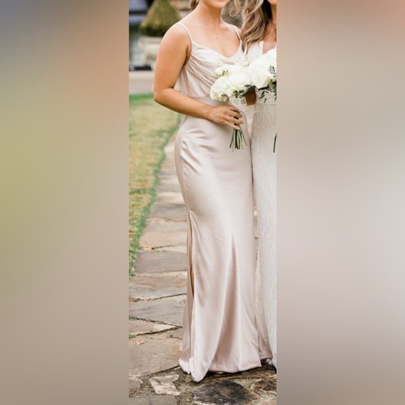 Revelry Skye Satin Dress - Picture 2 of 3